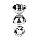 Глибока миска з нержавіючої сталі EDENBERG 30x12 см, фото 3