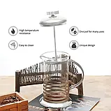 Френч-прес EDENBERG 800 мл з термостійких матеріалів, фото 5