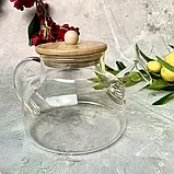 Чайник заварювальний EDENBERG жароміцне скло 1700 мл, фото 5