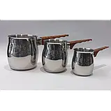 Набір турок для варіння кави EDENBERG 240/360/720 мл, фото 6