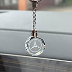 Брелок Crystal з різнокольоровою підсвіткою MERCEDES-BENZ, фото 2