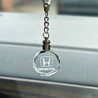 Брелок Crystal з різнокольоровою підсвіткою HONDA, фото 3