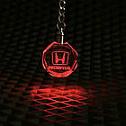 Брелок Crystal з різнокольоровою підсвіткою HONDA, фото 2