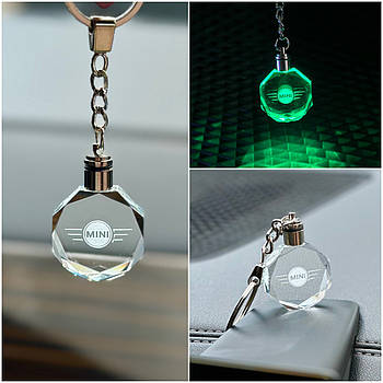 Брелок Crystal з різнокольоровою підсвіткою MINI