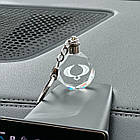 Брелок Crystal з різнокольоровою підсвіткою SSANG YONG, фото 4