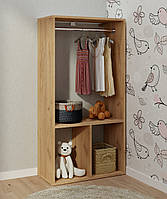 Вішалка настінна. Вішалка в передпокій. Вішалка настінна з полицею і гачками MebelProff B8 Крафт Золотий