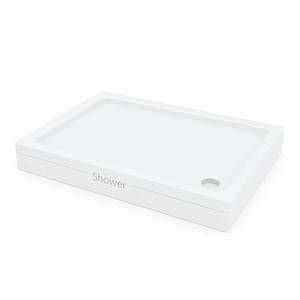 Душовий піддон Shower MODE SW-10611 100х80х15 см прямокутний акриловий