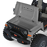 Електромобіль Джип дитячий (4 мотори 45W, 2аккум.12V7AH, підсвічування, пульт 2,4G) Bambi M 6204EBLR-11(24V) Сірий, фото 4
