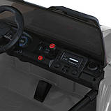 Електромобіль Джип дитячий (4 мотори 45W, 2аккум.12V7AH, підсвічування, пульт 2,4G) Bambi M 6204EBLR-11(24V) Сірий, фото 8