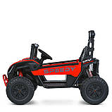 Електромобіль джип Баггі (р/к, 4мотор45W, 2аккум12V7AH, USB, EVA, BLUETOOTH) Bambi M 6205EBLR-3(24V) Червоний, фото 6