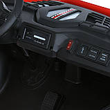 Електромобіль джип Баггі (р/к, 4мотор45W, 2аккум12V7AH, USB, EVA, BLUETOOTH) Bambi M 6205EBLR-3(24V) Червоний, фото 8