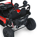 Електромобіль джип Баггі (р/к, 4мотор45W, 2аккум12V7AH, USB, EVA, BLUETOOTH) Bambi M 6205EBLR-3(24V) Червоний, фото 4
