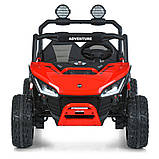 Електромобіль джип Баггі (р/к, 4мотор45W, 2аккум12V7AH, USB, EVA, BLUETOOTH) Bambi M 6205EBLR-3(24V) Червоний, фото 7
