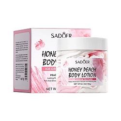 Лосьйон-баттер для тіла SADOER Ice Cream Honey Peach живильний, зволожуючий 180 г