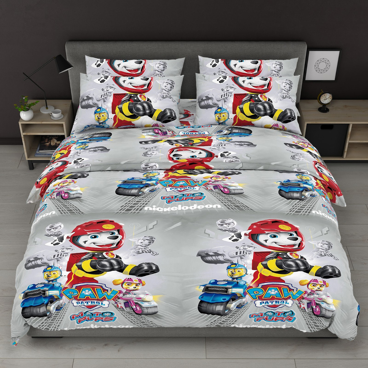 Дитяча постільна білизна - Мото Патруль