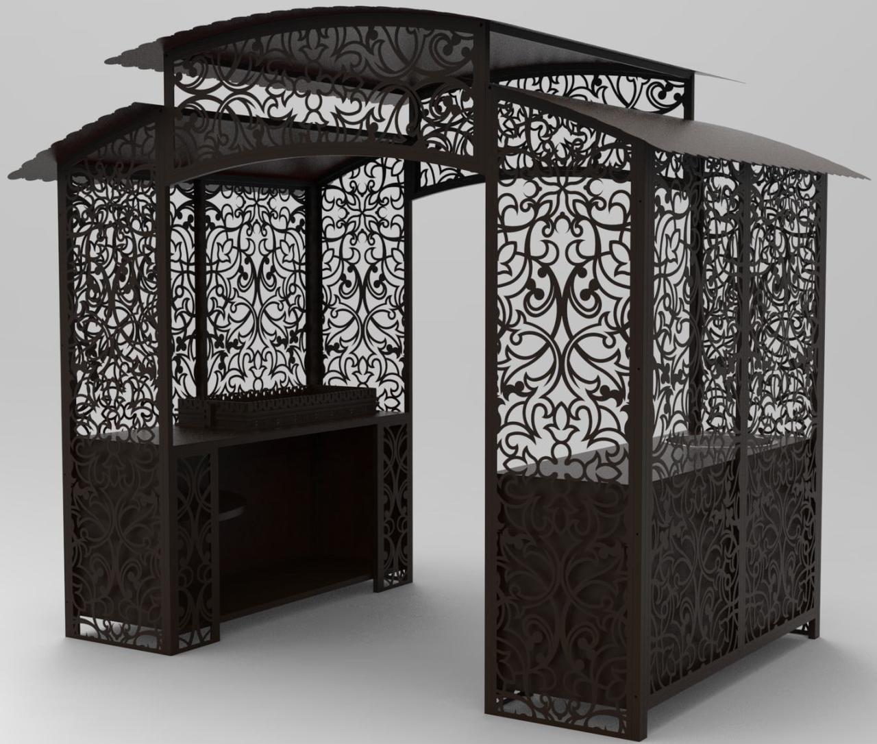 Мангальна зона в альтанці "Венеція"