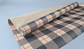 Рулон 8 м папір подарунковий з друком (38) для квітів (h680) Крафт No8 (1 шт.)