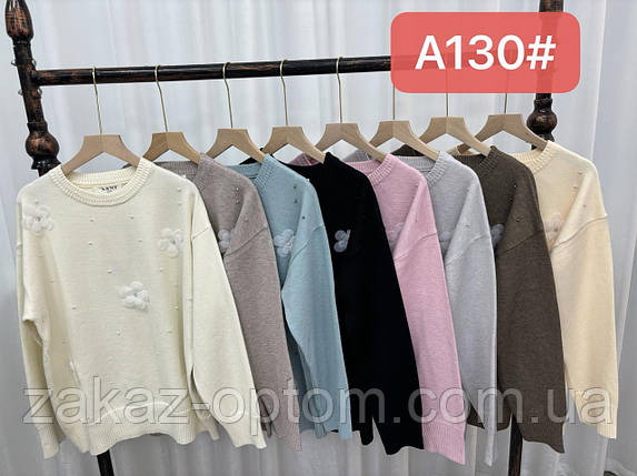 Светр жіночий батал оптом (50-54) Китай А130-139863, фото 1