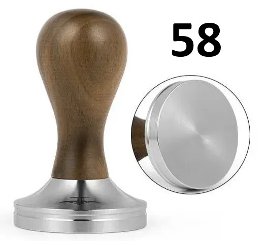 Темпер MHW-3Bomber 58 mm Vase walnut для кави, фото 1