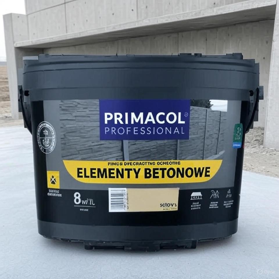 Фарба для бетонних підлог Beton&Posadzka PRIMACOL сірий 4,5 л, фото 1