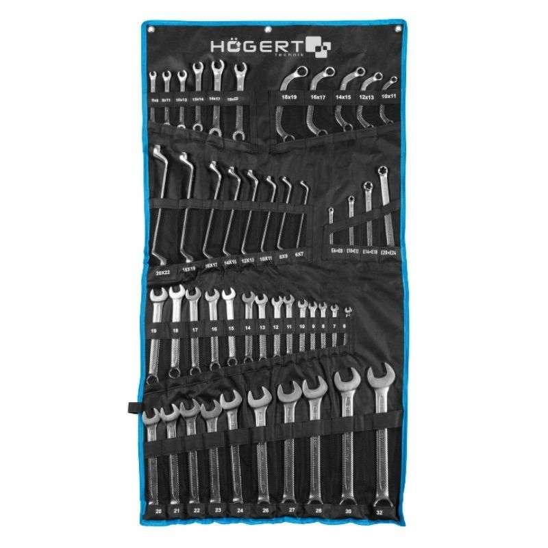 Комплект комбінованих ключів 47 штук у кейсі для майстрів (HT1W499), фото 1