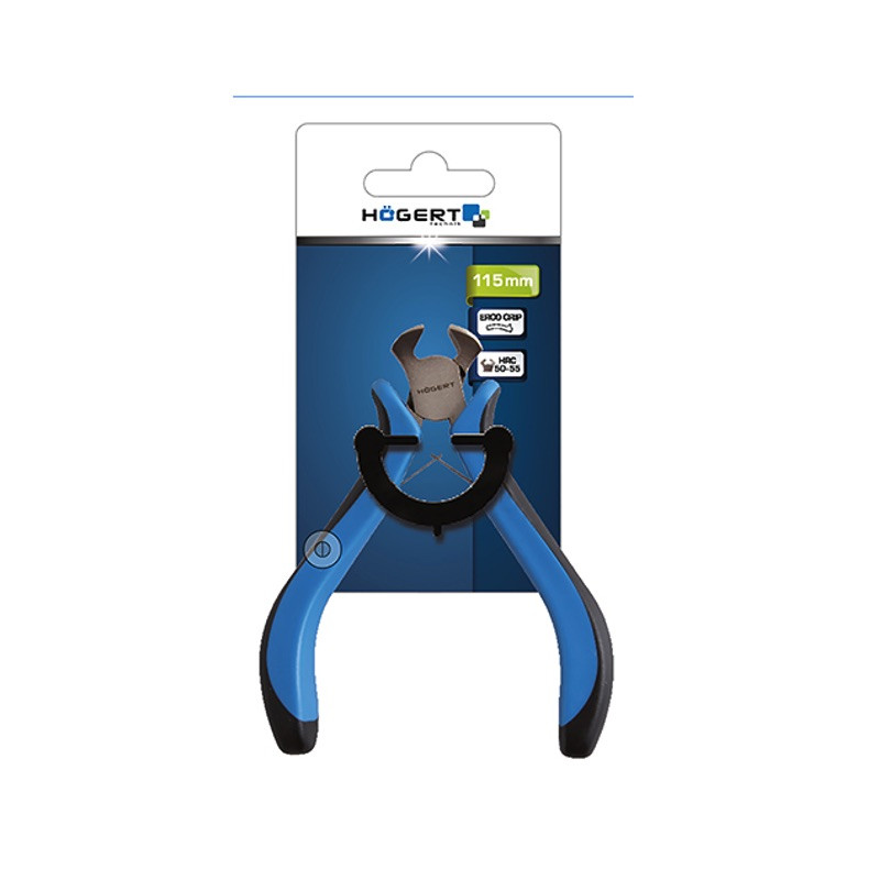 Прецизійні торцеві кусачки Hogert 115 мм для точних робіт (HT1P058), фото 1