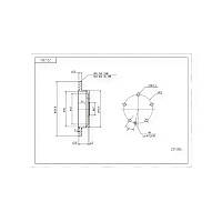 Диск гальмівний Mercedes-Benz M-Class W163 задній (d285x15) (1998-) HART