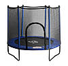 Батут FitToSky 152см Black з сіткою синій, фото 8