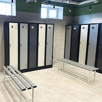 Шафа для одягу металева ШОМ-400/1 в роздягальню