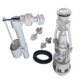 Зливний механізм із бічним подаванням