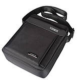 Сумка чоловіча через плече Барсетка месенджер Чорна, фото 4
