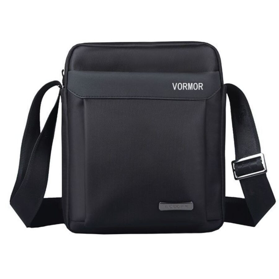 Сумка чоловіча через плече Барсетка месенджер Чорна, фото 1