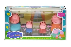 Набір героїв за мотивами мультфільму "Свинка" 4 шт. в коробці HS-2377/7950/6350W