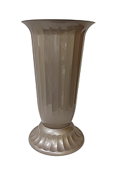 Ваза для квітів пластикова Флора 51см з підставкою 12л платина А114033-136 Алеана