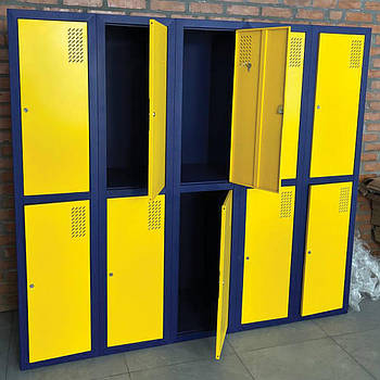 Шафа для одягу металева ШОМ-400/2/4 кольорова