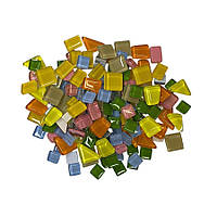 Набір шматочків мозаїки камінці мікс Різнокольоровий 200 гр 150-170 шт декоративні каміння для декору