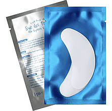 Гідрогелеві патчі під очі для ламінування і нарощування вій Синій