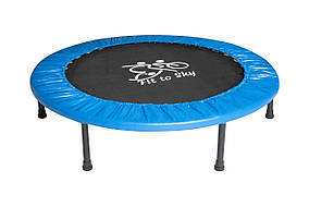 Батут кімнатний складний FitToSky 102 см, синій