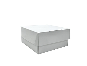 Коробка для суші 100*100*50мм ( комплект дно + кришка) біла 300 шт