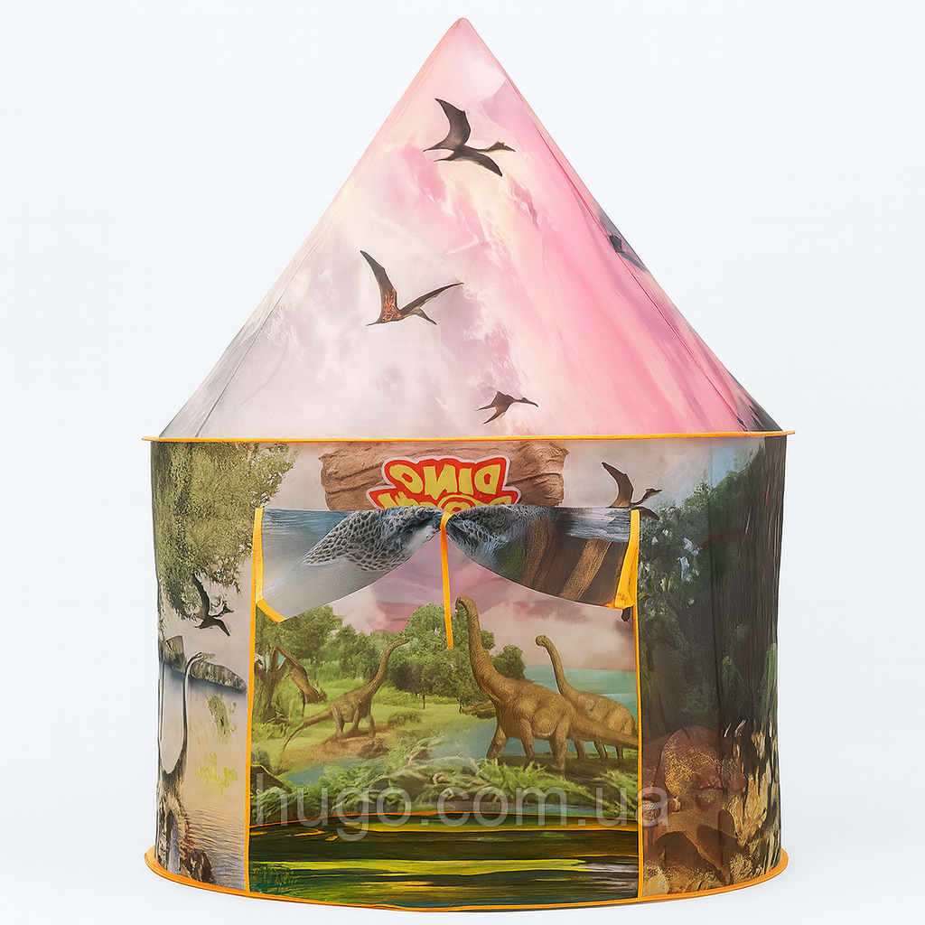 Дитячий ігровий намет Парк Юрського Періоду 135х105см / Ігровий будиночок для дітей / Намет дитячий, фото 1