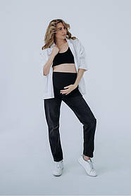 Джинси бойфренди для вагітних 41000 чорні