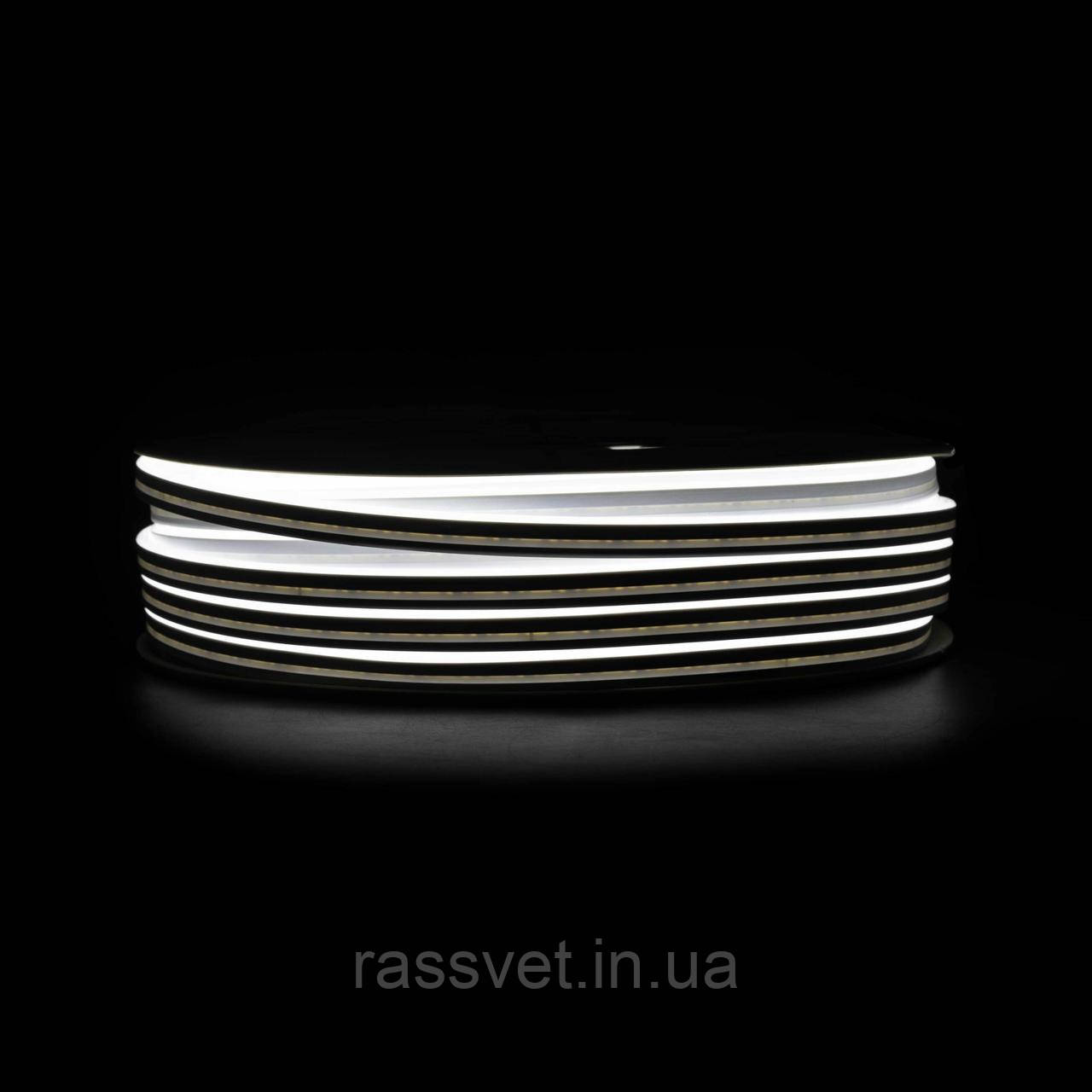 Світлодіодний неон PROLUM™ 6x12 , IP68, 220V, Series "SL", PRO, Білий