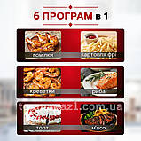 Аерофритюрниця безолійна Rainberg 3800 Вт настільна фритюрниця з чашею 8.5л аерогриль з терморегулятором, фото 4