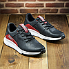 Чоловічі шкіряні кросівки (натуральна шкіра) чорні демісезонні для чоловіків на весну осінь, розміри 40-45, фото 2