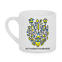 Чашка дитяча з друком "Stand With Ukraine" (колір білий) (29650)