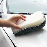Набір для чищення та миття автомобіля 9 предметів Комплект губок та серветок з мікрофібри по догляду за авто, фото 5