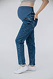 Джинси бойфренди для вагітних 42000 сині, фото 2
