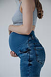 Джинси бойфренди для вагітних 42000 сині, фото 7