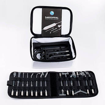 Дарсонваль BactoSfera "DARSONVAL Black" з сумкою і електродами 17 шт., 5303