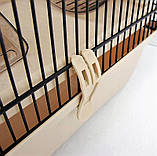 Клітка для хом'яка з тунелями TEDDY LUX з колесом і поверхами Клітки для мишей і дрібних гризунів, фото 4